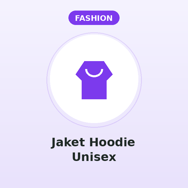 Jaket Hoodie Unisex